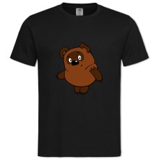 TWinnie The Pooh Medvezhenok -shirt with Print Winnie The Pooh Medvezhenok - 2XL black