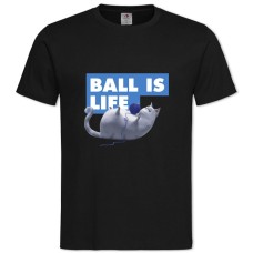 TThe Secret Life Of Pets Ball Is Life -shirt with Print The Secret Life Of Pets Ball Is Life - 2XL black