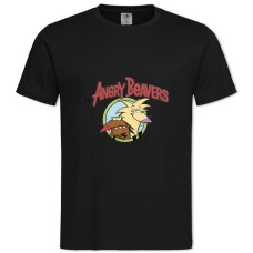 TAngry Beavers Logo -shirt with Print Angry Beavers Logo - 2XL black