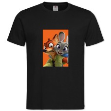 TZootopia Main Heroes -shirt with Print Zootopia Main Heroes - 2XL black