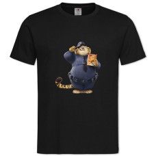 TZootopia Benjamin Clawhauser -shirt with Print Zootopia Benjamin Clawhauser - 2XL black