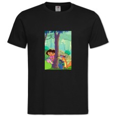 Футболка с принтом Даша Путешественница Жулик - 2XL черная