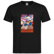 TDambo Flying Elephant -shirt with Print Dambo Flying Elephant - 2XL black