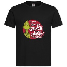 Футболка с принтом Гринч Мюзикл - 2XL черная