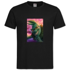 Футболка с принтом Гринч Прикольный Арт - 2XL черная