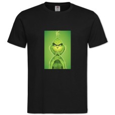 Футболка с принтом Гринч Улыбающейся Герой - 2XL черная