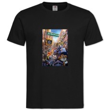 TZootopia Zootropolis -shirt with Print Zootopia Zootropolis - 2XL black