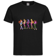 TWinx Club All Princess -shirt with Print Winx Club All Princess - 2XL black