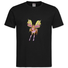 TWinx Club Flora With Wings -shirt with Print Winx Club Flora With Wings - 2XL black