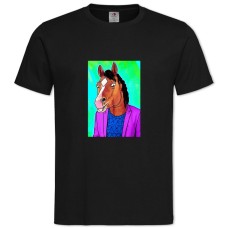 TBojack Horseman Art -shirt with Print Bojack Horseman Art - 2XL black