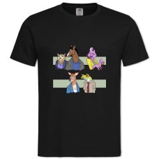 TBojack Horseman Main Heroes -shirt with Print Bojack Horseman Main Heroes - 2XL black