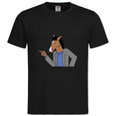 TBojack Horseman Smoke -shirt with Print Bojack Horseman Smoke - 2XL black