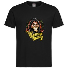 TThe Lion King I Am Surrounded By Idiots -shirt with Print The Lion King I Am Surrounded By Idiots - 2XL black