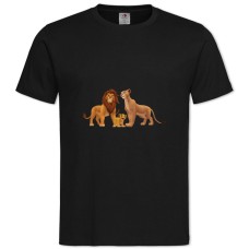 TThe Lion King Family -shirt with Print The Lion King Family - 2XL black