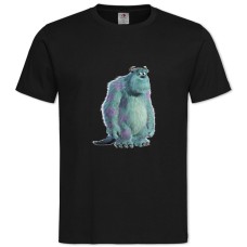 Футболка с принтом Корпорация Монстров Джеймс Салливан - 2XL черная