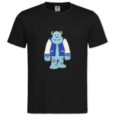 Футболка с принтом Корпорация Монстров Джеймс Салливан Арт - 2XL черная