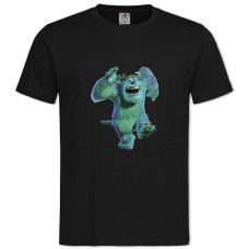 Футболка с принтом Корпорация Монстров Джеймс Салливан Бегун - 2XL черная