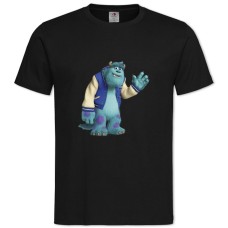 Футболка с принтом Корпорация Монстров Джеймс Салливан Привет - 2XL черная