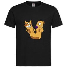 TCatdog Angry -shirt with Print Catdog Angry - 2XL black