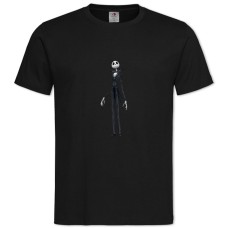 TThe Nightmare Before Christmas Skellington -shirt with Print The Nightmare Before Christmas Skellington - 2XL black