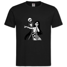 TThe Nightmare Before Christmas Dance -shirt with Print The Nightmare Before Christmas Dance - 2XL black