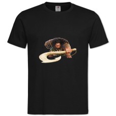 Футболка с принтом Моана Герой Туи - 2XL черная