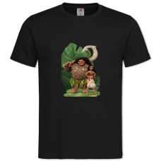 Футболка с принтом Моана И Туи - 2XL черная