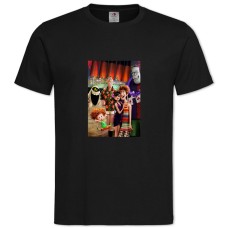 Футболка з принтом Готель Трансільванія Монстри На Канікулах Герої - 2XL чорна