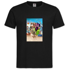 Футболка з принтом Готель Трансільванія Монстри На Канікулах Все Герої - 2XL чорна