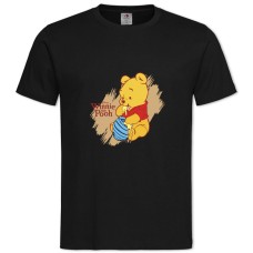 TWinnie-The-Pooh Bear -shirt with Print Winnie-The-Pooh Bear - 2XL black