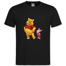 TWinnie-The-Pooh Winnie And Piglet -shirt with Print Winnie-The-Pooh Winnie And Piglet - 2XL black