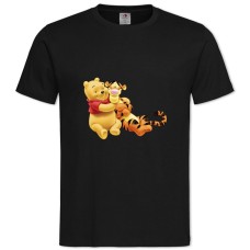 TWinnie-The-Pooh TIGGer And Pooh -shirt with Print Winnie-The-Pooh TIGGer And Pooh - 2XL black