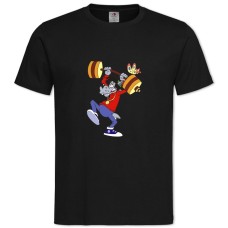 TWell Wait Wolf Sports -shirt with Print Well Wait Wolf Sports - 2XL black
