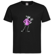 TWell Wait Wolf Stylish -shirt with Print Well Wait Wolf Stylish - 2XL black