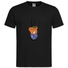 Футболка с принтом Огги И Тараканы Герой - 2XL черная