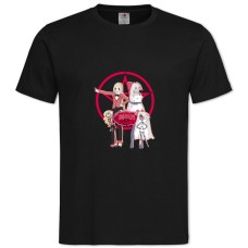 Футболка з принтом Готель Хазбін Аніме Версія - 2XL чорна