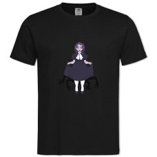 Футболка з принтом Готель Хазбін Дівчина Монстр - 2XL чорна