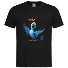 Футболка с принтом Рио Бабочка - 2XL черная