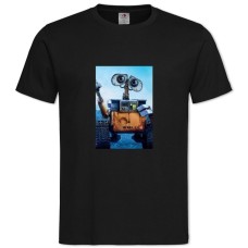 TWall-E Main Hero Robot -shirt with Print Wall-E Main Hero Robot - 2XL black