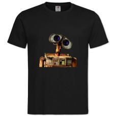 TWall-E Robot Face -shirt with Print Wall-E Robot Face - 2XL black