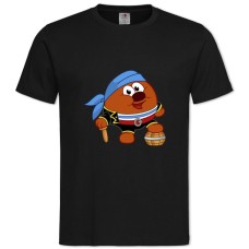 TSmeshariki Kopatych Pirate -shirt with Print Smeshariki Kopatych Pirate - 2XL black