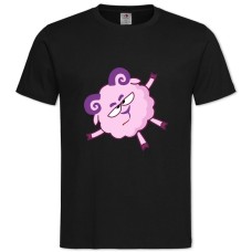 TUnhappy With Smeshariki Barash -shirt with Print Unhappy With Smeshariki Barash - 2XL black