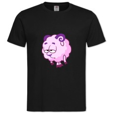 TTired Smeshariki Barash -shirt with Print Tired Smeshariki Barash - 2XL black