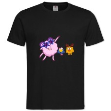 TSmeshariki Barash Superstar -shirt with Print Smeshariki Barash Superstar - 2XL black