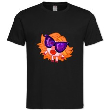 TSmeshariki Nyusha Glasses -shirt with Print Smeshariki Nyusha Glasses - 2XL black