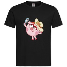 TSmeshariki Nyusha With A Mirror -shirt with Print Smeshariki Nyusha With A Mirror - 2XL black
