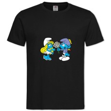 TThe Smurfs Love -shirt with Print The Smurfs Love - 2XL black