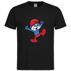 TThe Smurfs Angry -shirt with Print The Smurfs Angry - 2XL black