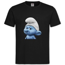TThe Smurfs Angry Smurf -shirt with Print The Smurfs Angry Smurf - 2XL black