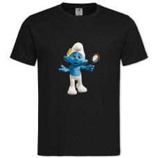TThe Smurfs Funny Smurf -shirt with Print The Smurfs Funny Smurf - 2XL black